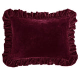 Stella Faux Silk Velvet Pillow- Rectangle