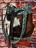 Leather Cowhide Boho Purses