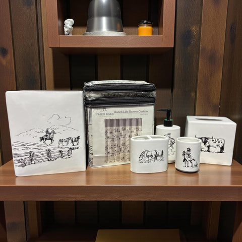 Ranch Life Tissue Box Cover