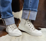 Cora Hi Top White Sneaker