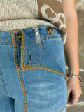 Lacey Denim Culotte