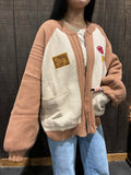 Patch Oversized Sweater