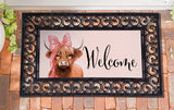 Welcome Highland Bow Sassfrass Switch Mat