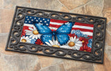 Patriotic Butterfly Sassafrass Switch Mat