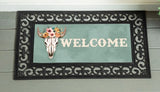 Steer Skull Welcome Sassfrass Switch Mat