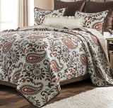 Rebecca Paisley Reversible Quilt Set