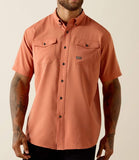 Burnt Brick Rebar Made Tough VentTEK Work Shirt
