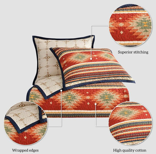 Del Sol Reversible Quilt Set – Rnd Rustics