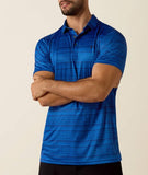 Blue Quartz Printed Polo