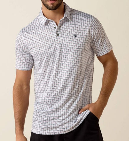Southwest Triangle Printed Polo