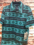 Mens azteq polo shirt