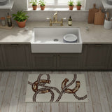 Pierre Equestrian Jacquard Bath and Kitchen Rug
