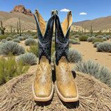 Cowhand Wide Square Toe Cowboy Boot