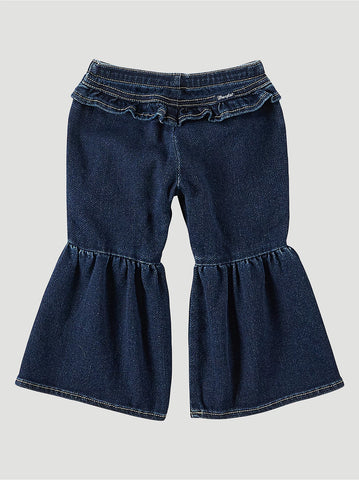 Little Girls Ruffle Flare Jean