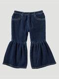 Little Girls Ruffle Flare Jean