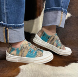 Turquoise Serape Sneaker