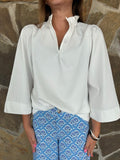 Eloise White Blouse