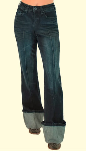 DFMI Dark Big Cuff Jean