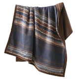 Blue Estes Chenille Throw