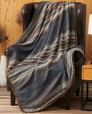 Blue Estes Chenille Throw