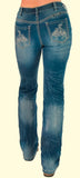 Buck Off Flannel Bootcut Jean