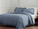 Sadie Stonewashed Paisley Ruffled Quilt