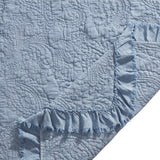 Sadie Stonewashed Paisley Ruffled Quilt