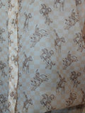 Chiffon Western Checker Print Button Up