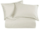 Stonewashed Cotton Canvas Coverlet Natural