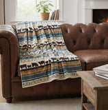 Morning On The Farm Plush Sherpa Throw