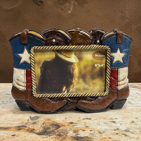 Texas Boots 4x6 Picture Frame