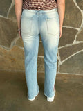 Clara Embroidered Bow Jean