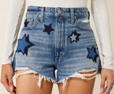 Ultra High Rise Americana Denim 3" Shorts