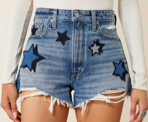 Ultra High Rise Americana Denim 3" Shorts