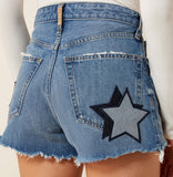 Ultra High Rise Americana Denim 3" Shorts