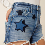 Ultra High Rise Americana Denim 3" Shorts