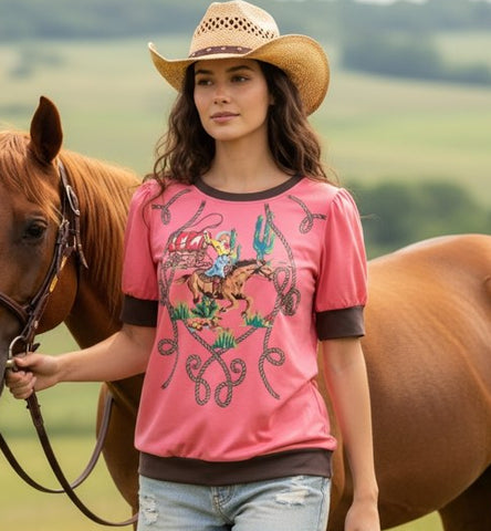 Retro Cowgirl Blouse