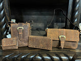 Yellowstone Westmere Studded Credit Card Holder in Amber