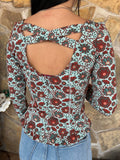 Floral Jersey Top