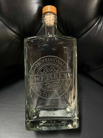 Professional Decanter Etched Glassware