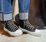 Cora Hi Top Black Sneaker