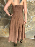 Mocha Denim Swing Dress