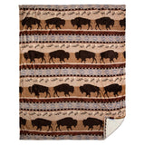 Buffalo Southwest Sherpa Throw Blanket