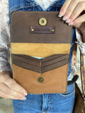 Tan Bootstitch Leather Wallet