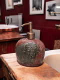 Buffalo Tooled Leather Bathroom Decor