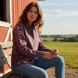 Ariat Team Kirby LS- Ancestry Print