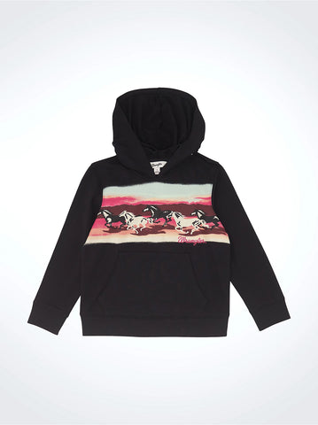 Girl's Run Horse Hoodie