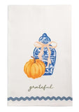 Pumpkin Topiary Grateful Towel