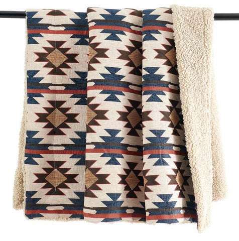 Mariella Chenille Teddy Backed Throw