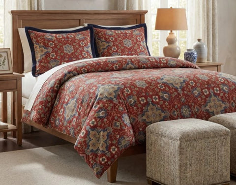 Melinda Washed Linen King Bedding Set